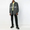 Chaqueta de track de nailon a cuadros «Negro» 571439TEM181070