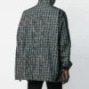 Chaqueta de track de nailon a cuadros «Negro» 571439TEM181070