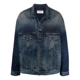 Chaqueta Denim con logotipo bordado «Azul» 671889TJW754021