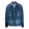 Chaqueta Denim con logotipo en el cuello «Azul» 571324TCW032340