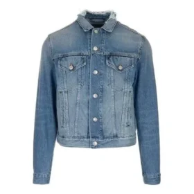 Chaqueta Denim con logotipo en la espalda «Azul verdoso» 606170TDW144065