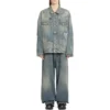 Chaqueta Denim con motivos de graffiti «Azul claro» 721708TOW664036