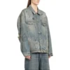 Chaqueta Denim con motivos de graffiti «Azul claro» 721708TOW664036