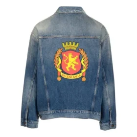 Chaqueta Denim con parche emblemático en la espalda «Blue» 697781TBP484455