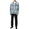 Chaqueta Denim oversize con detalles recortados «Azul» 697779TMW264437