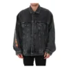 Chaqueta Denim oversize de Metallica «Washed Black Orange» 694504TBP471055