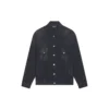 Chaqueta Denim oversize «Washed Black White» de Cities Paris 690198TBP479034