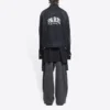 Chaqueta Denim oversize «Washed Black White» de Cities Paris 690198TBP479034