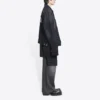 Chaqueta Denim oversize «Washed Black White» de Cities Paris 690198TBP479034