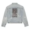 Chaqueta Denim unisex con logotipo FW21 azul 664329TBP488961