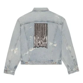 Chaqueta Denim unisex con logotipo FW21 azul 664329TBP488961