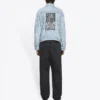 Chaqueta Denim unisex con logotipo FW21 azul 664329TBP488961