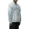 Chaqueta Denim vintage 3B Sports, corte grande, «azul claro» 704299TJW798469
