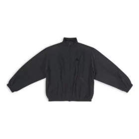 Chaqueta deportiva de chándal oversize de nailon «Negro» 706440TKO481000