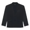 Chaqueta grande de punto retro Balenciaga OI21 para hombre, negra 662388TAV041000