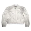 Chaqueta motera oversize «Blanca» 744983TOS149012