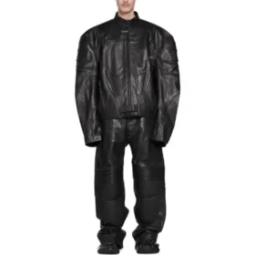 Chaqueta motera oversize «Negro» 744983TOS141000