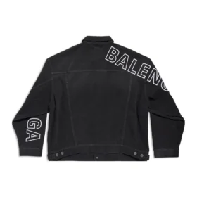 Chaqueta Outline de corte ancho «Negro» 767949TNW111672