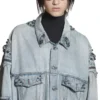 Chaqueta oversize Cagole «Azul» 764521TDW144016