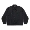 Chaqueta oversize «Je t’aime» «Negra» 751357TNW111700