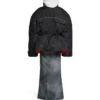 Chaqueta parka cruzada «Negro» 751715TNO191000