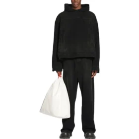 Chaqueta sin cremallera «Black Soft Denim» 719313TNW541129