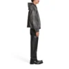 Chaqueta sin cremallera «Denim japonés negro» 719313TBP473340