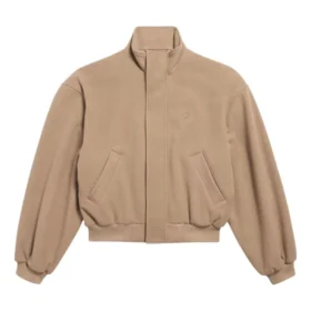 Chaqueta tipo blouson de corte amplio «Camel» 850619TQU142602