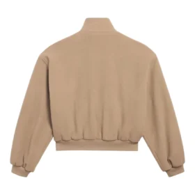 Chaqueta tipo blouson de corte amplio «Camel» 850619TQU142602