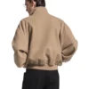 Chaqueta tipo blouson de corte amplio «Camel» 850619TQU142602