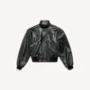 Chaqueta tipo blouson para hombre en negro Chaqueta tipo blouson para hombre en negro