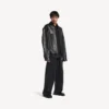 Chaqueta tipo camisa para hombre en negro Chaqueta tipo camisa para hombre en negro