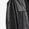 Chaqueta tipo camisa para hombre en negro Chaqueta tipo camisa para hombre en negro