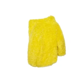 Chaqueta unisex de piel sintética Otoño-Invierno 2021, amarilla, 663000TKQ077200