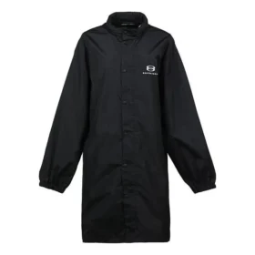 Chubasquero con logotipo en intarsia «Negro» 681449TLO061000
