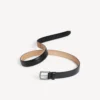 Cinturón de sastrería para hombre en negro Cinturón de sastrería para hombre en negro