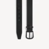 Cinturón de traje para hombre en negro Cinturón de traje para hombre en negro