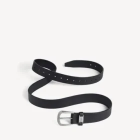 Cinturón de traje para hombre en negro