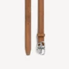 Cinturón fino BB para mujer en color camel Cinturón fino BB para mujer en color camel