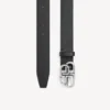 Cinturón grande BB para hombre en negro Cinturón grande BB para hombre en negro
