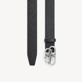 Cinturón grande BB para hombre en negro