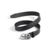 Cinturón grande BB para hombre en negro Cinturón grande BB para hombre en negro