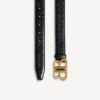 Cinturón Monaco para mujer en negro Cinturón Monaco para mujer en negro