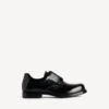 Cómodo zapato Derby para hombre en negro Cómodo zapato Derby para hombre en negro