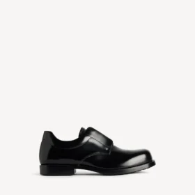 Cómodo zapato Derby para hombre en negro