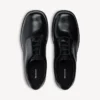 Cómodo zapato Derby para hombre en negro Cómodo zapato Derby para hombre en negro