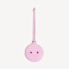 Colgante con espejo redondo «Le City» para mujer en rosa burbujeante Colgante con espejo redondo «Le City» para mujer en rosa burbujeante