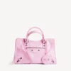 Colgante con espejo redondo «Le City» para mujer en rosa burbujeante Colgante con espejo redondo «Le City» para mujer en rosa burbujeante