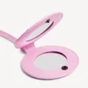 Colgante con espejo redondo «Le City» para mujer en rosa burbujeante Colgante con espejo redondo «Le City» para mujer en rosa burbujeante