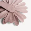 Colgante/llavero de mujer con forma de flor en cuarzo rosa Colgante/llavero de mujer con forma de flor en cuarzo rosa